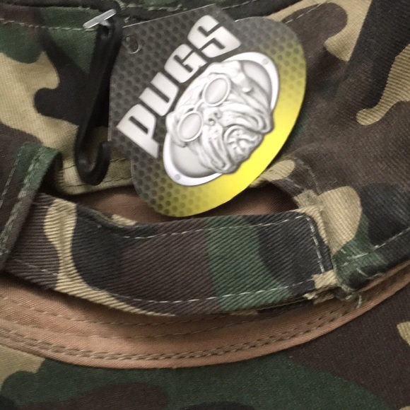 Pugs Gear Camo & Button Cadet Hat - Picture 4 of 5